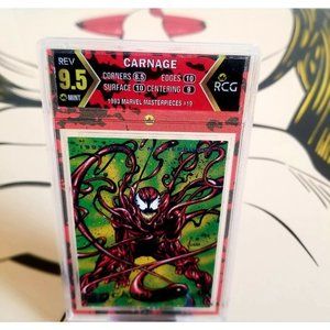 19 1993 Marvel Masterpieces let there be CARNAGE venom tom hardy cletus kadady